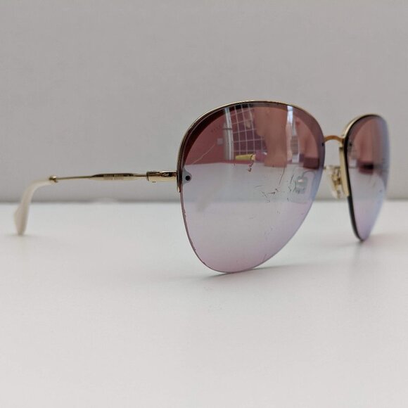 🕶️Frame Only! Made in Italy! Miu Miu SMU 53P Sunglasses 60/15 140 /KAZ559🕶️ - Picture 3 of 7